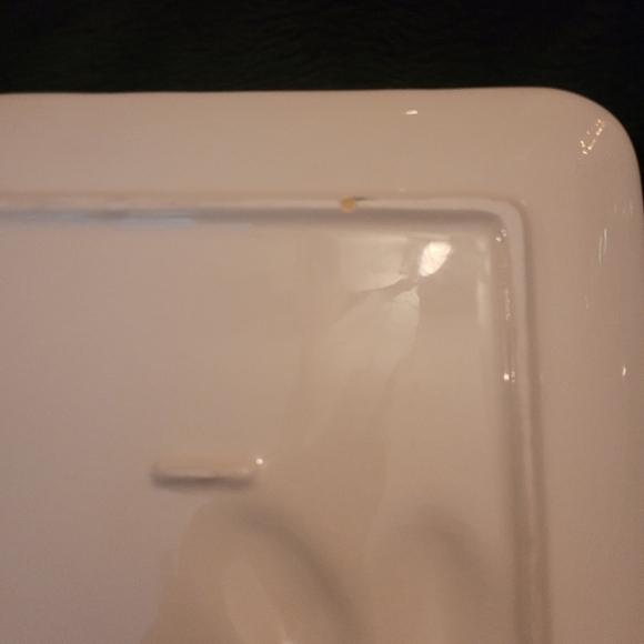 Grasslands Road Christmas Square Decorative Cardinal Plate - Picture 3 of 3